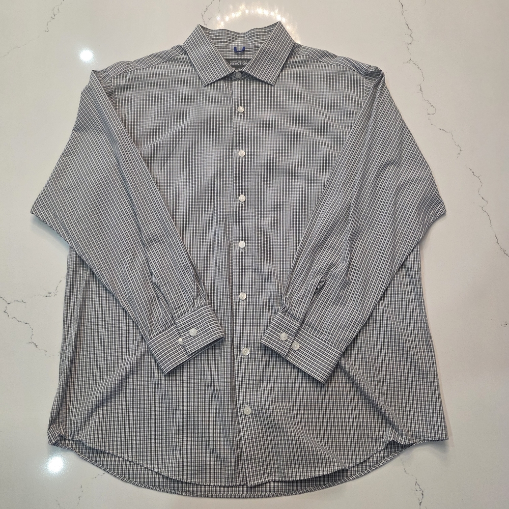 Reaction by Kenneth Cole Men's button-down slim fit shirt - size 17 32-33